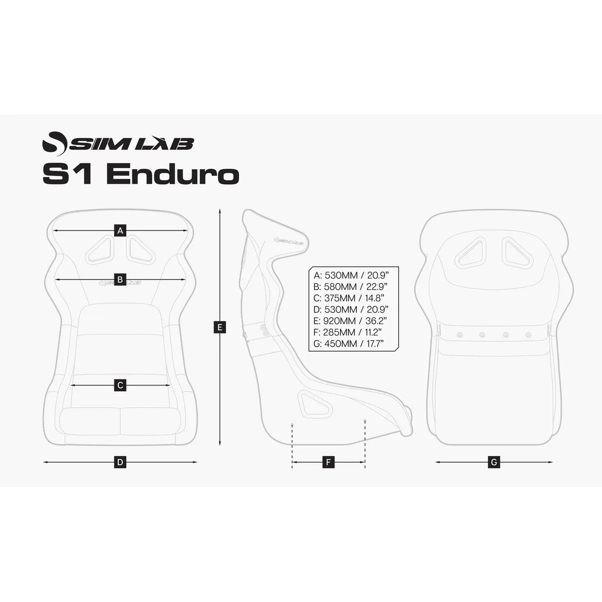 S1 Enduro GT Seat
